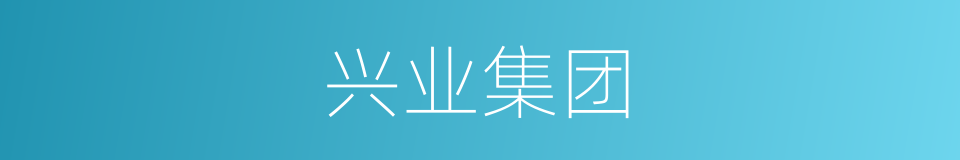 兴业集团的同义词