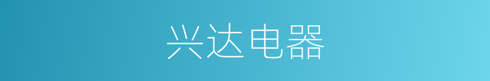 兴达电器的同义词