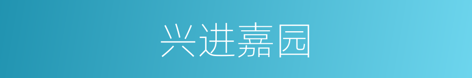 兴进嘉园的同义词
