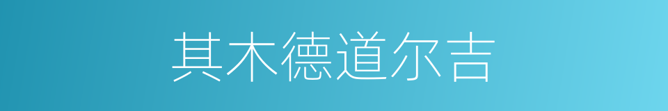 其木德道尔吉的同义词