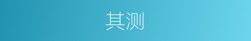 其测的同义词