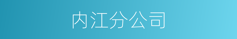 内江分公司的同义词