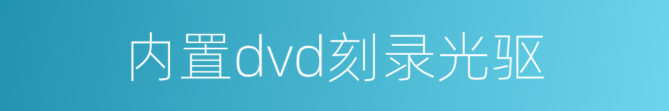 内置dvd刻录光驱的同义词