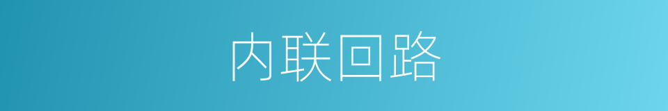 内联回路的同义词