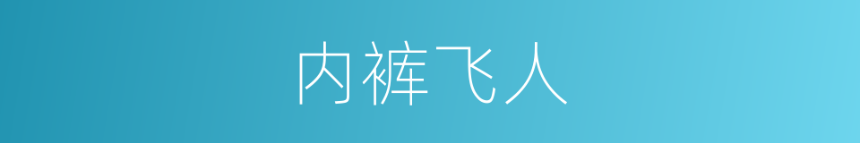 内裤飞人的同义词