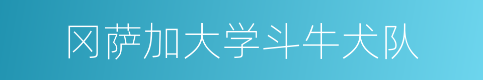 冈萨加大学斗牛犬队的同义词