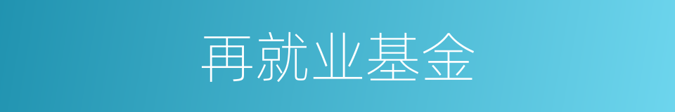 再就业基金的同义词