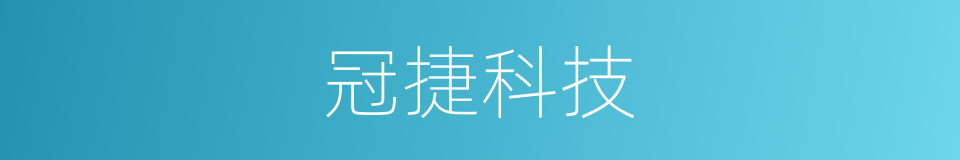 冠捷科技的同义词