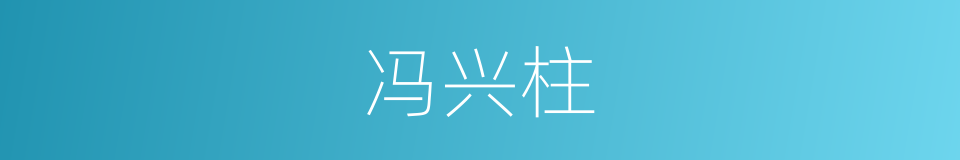 冯兴柱的同义词