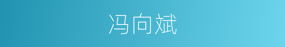 冯向斌的同义词