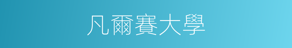 凡爾賽大學的同義詞