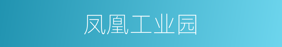 凤凰工业园的同义词
