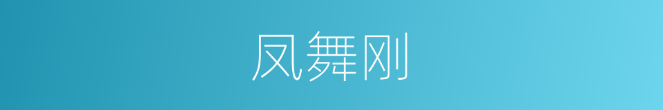 凤舞刚的同义词