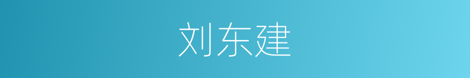 刘东建的同义词
