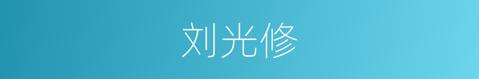 刘光修的同义词