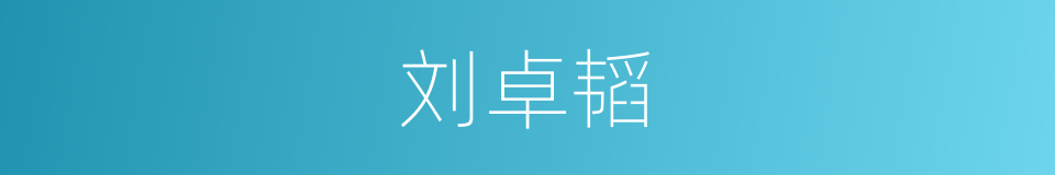 刘卓韬的同义词