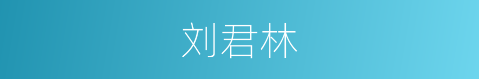 刘君林的同义词