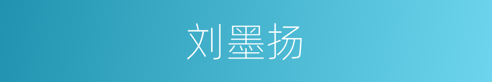 刘墨扬的同义词