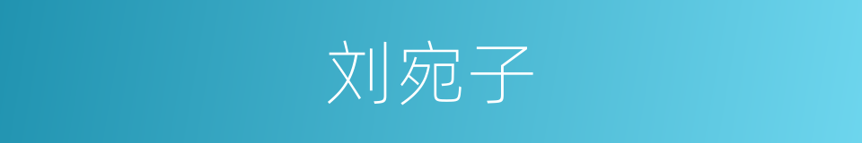 刘宛子的同义词