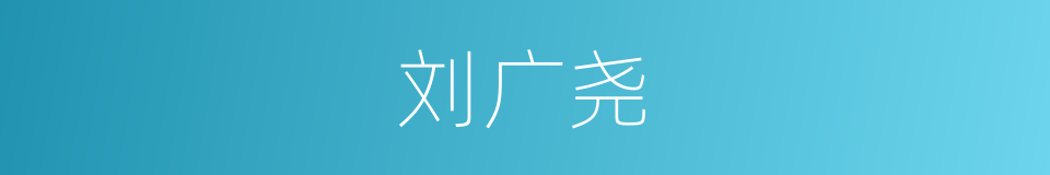 刘广尧的同义词