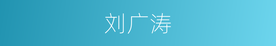 刘广涛的同义词