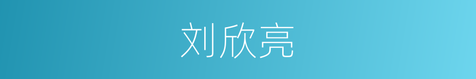 刘欣亮的同义词