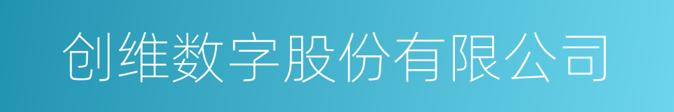 创维数字股份有限公司的同义词