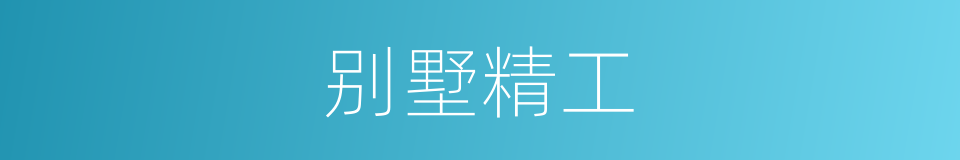 别墅精工的同义词