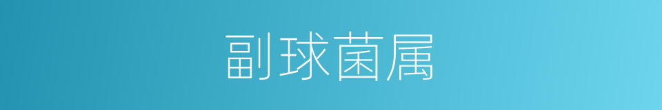 副球菌属的同义词