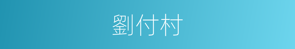 劉付村的同義詞