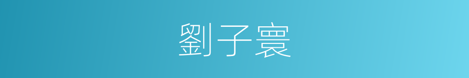劉子寰的同義詞