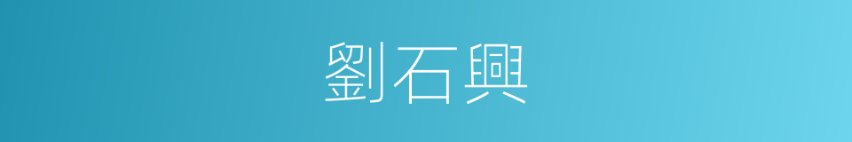 劉石興的同義詞