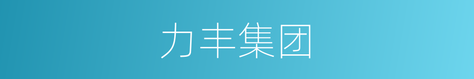 力丰集团的同义词
