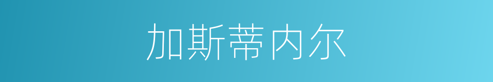 加斯蒂内尔的同义词