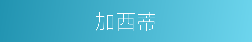 加西蒂的同义词