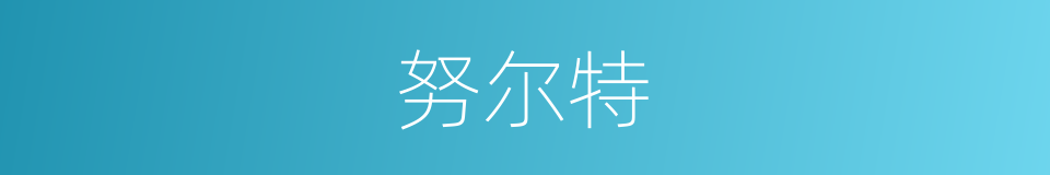 努尔特的同义词