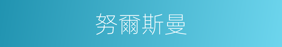 努爾斯曼的同義詞