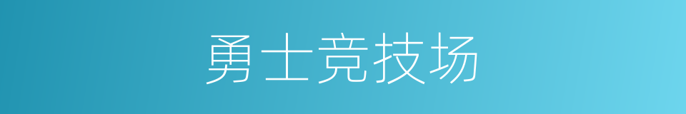 勇士竞技场的同义词