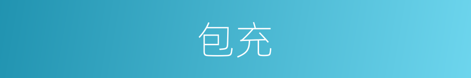 包充的同义词