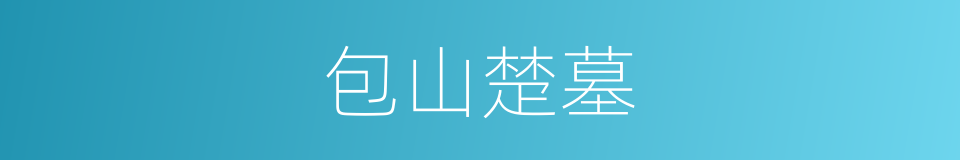 包山楚墓的同义词