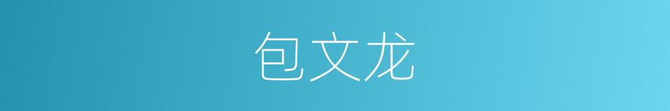 包文龙的同义词