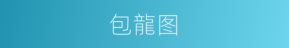 包龍图的意思
