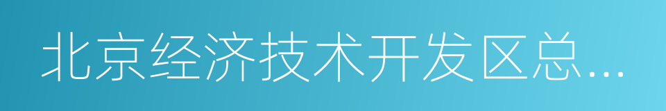 北京经济技术开发区总工会的同义词