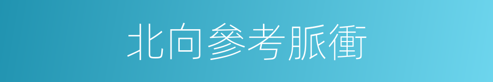 北向參考脈衝的同義詞