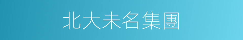 北大未名集團的同義詞