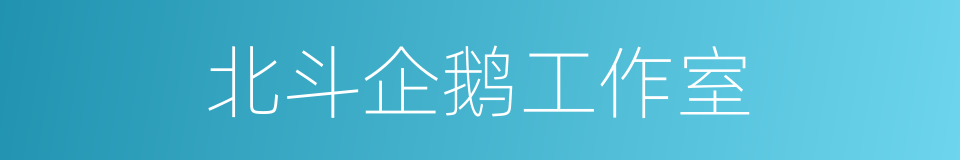 北斗企鹅工作室的同义词