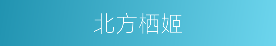 北方栖姬的同义词