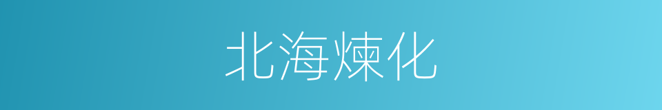 北海煉化的同義詞