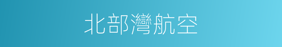 北部灣航空的同義詞