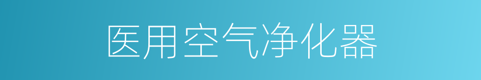 医用空气净化器的同义词